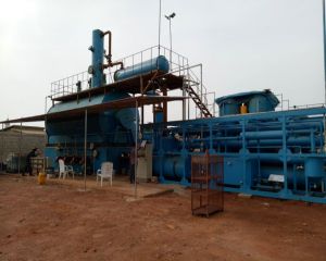 Waste oil distillation plant in Benin