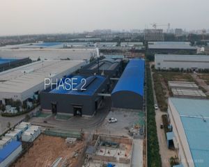 Customer's Factory of 16 Sets Used Tire Pyrolysis Plants